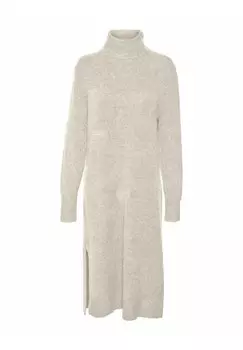 Платье широкое Vero Moda VM HURRICANE ROLL NECK OWN, цвет birch
