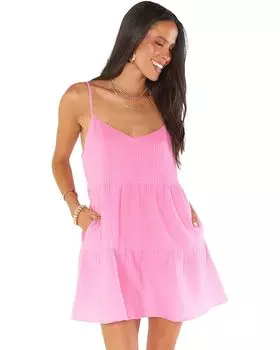 Платье Show Me Your Mumu Caroline Mini, цвет Bubblegum Gauze