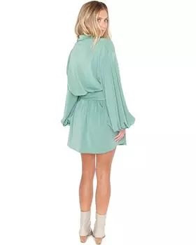 Платье Show Me Your Mumu Chloe Collared Dress, цвет Sage Slinky Stretch