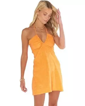 Платье Show Me Your Mumu Outgoing Mini, цвет Orange Terry