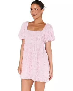 Платье Show Me Your Mumu Smitten BabyDoll Dress, цвет Rosette Mesh Pink