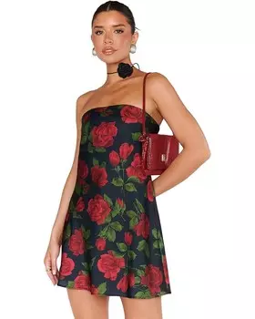 Платье Show Me Your Mumu Taylor Tube Dress, цвет Send Me Roses