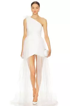 Платье сидни Sau Lee, белый