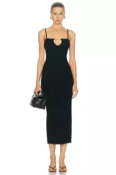 Платье Sierra на бретелях Jacquemus, черный