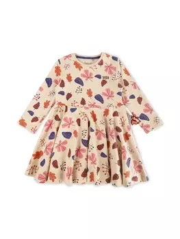 Платье Sigikid Autumn Forest, бежевый