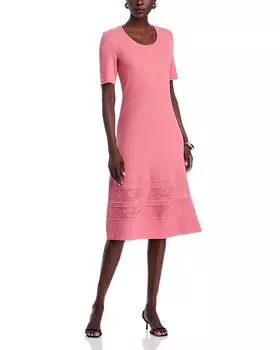 Платье силуэта А-силуэт Misook, розовый
