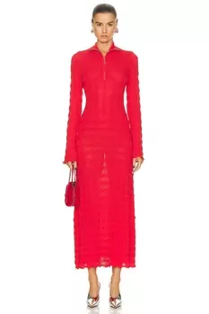 Платье Simon Miller Embossed Knit Zumi, цвет Mod Orange