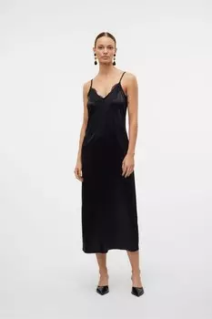 Платье сингл с кружевными деталями Vero Moda, черный