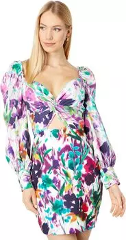 Платье Single Knot Mini ONE33 Social, цвет Violet Multi