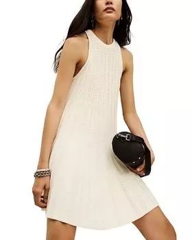 Платье Sinnta ba&sh, слоновая кость/кремовый