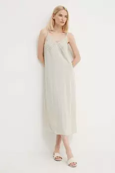 Платье Sisley, бежевый