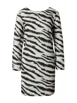 Платье Sisley, черный/белый