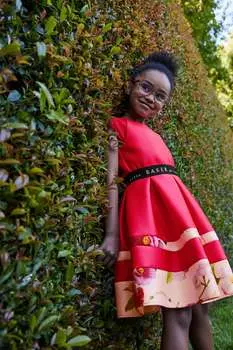 Платье скуба со вставкой Baker By Ted Baker, красный