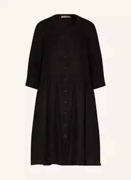 Платье Smith & Soul aus Leinen mit 3/4-Arm, черный