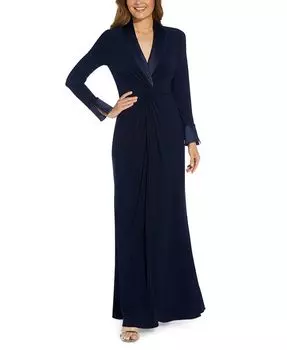 Платье-смокинг Adrianna Papell, синий