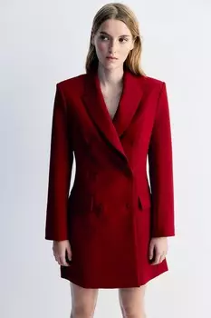 Платье смокинг H&M, красный