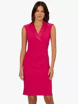 Платье-смокинг из джерси Adrianna Papell, цвет Brilliant Rose