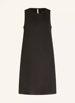 Платье со льном Marc Cain, черный