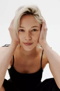 Платье со сборками и завязками H&M, черный