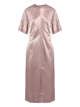 Платье со сборками LouLou de Saison, розовый