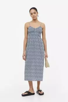 Платье со сборками на резинке H&M