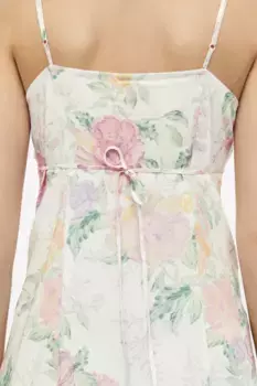 Платье со шнурками H&M, бежевый