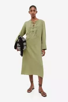 Платье со шнуровкой H&M