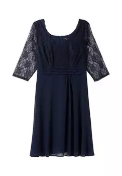 Платье со слегка расклешенной юбкой sheego, цвет Marine