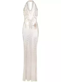 Платье со стразами Genny, золотой