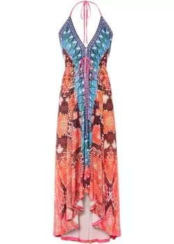 Платье со змеиным принтом Bodyflirt Boutique, розовый