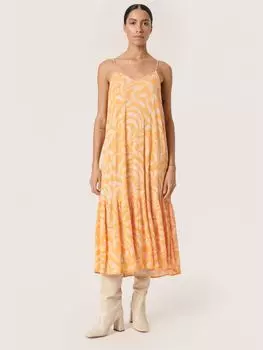 Платье Soaked In Luxury Zaya с бретелями, замша