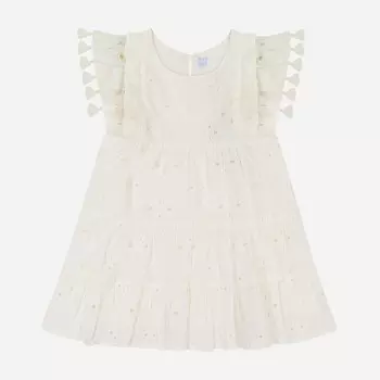 Платье Софи с кисточками для девочек Mer St. Barth, белый