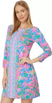 Платье Софи UPF 50+ Lilly Pulitzer, цвет Havana Pink Casa Jaguar Engineered Dress