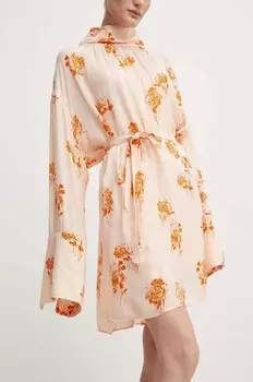 Платье Сойка - Падающие цветы Day Birger et Mikkelsen, оранжевый