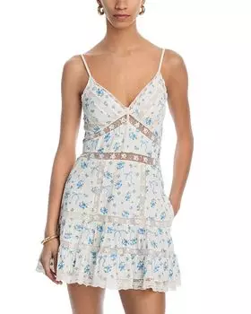 Платье Solbina LoveShackFancy, синий