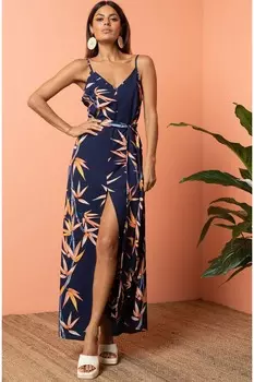 Платье Sookie с леопардовым принтом Dancing Leopard, синий