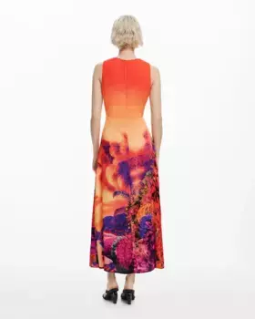 Платье, созданное Кристианом Лакруа Desigual, оранжевый