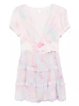 Платье спирея LoveShackFancy, розовый