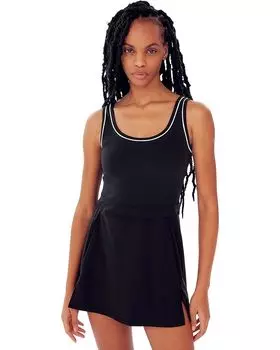 Платье Splits59 Martina Rigor Dress w/ Piping, черный