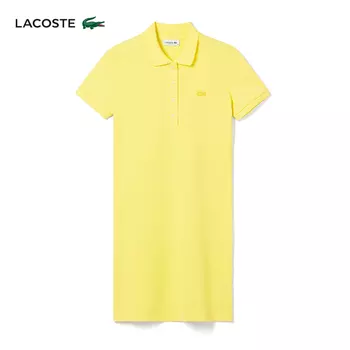 Платье сплошное Lacoste с короткими рукавами, синий