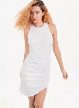 Платье спортивное с рюшами DKNY