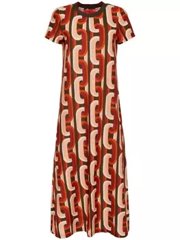 Платье Sporty Swing с принтом La DoubleJ, розовый