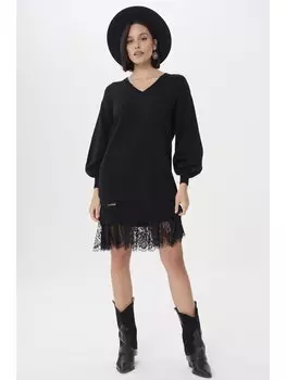 Платье стандартного кроя Blue Shadow, черный