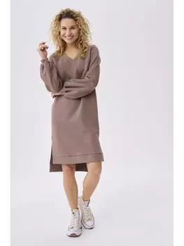 Платье стандартного кроя Blue Shadow, коричневый