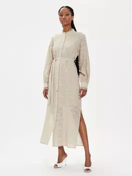 Платье стандартного кроя Bruuns Bazaar, бежевый