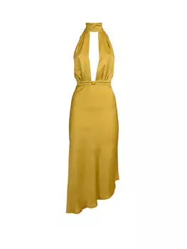 Платье стандартного кроя Elisabetta Franchi, желтый