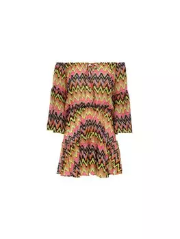 Платье стандартного кроя F**K, мультиколор