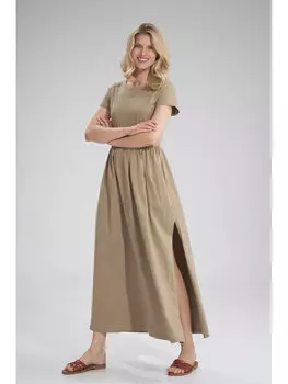 Платье стандартного кроя Figlfigl, бежевый