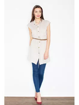 Платье стандартного кроя Figlfigl, бежевый