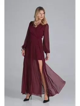 Платье стандартного кроя Figlfigl, бургундия